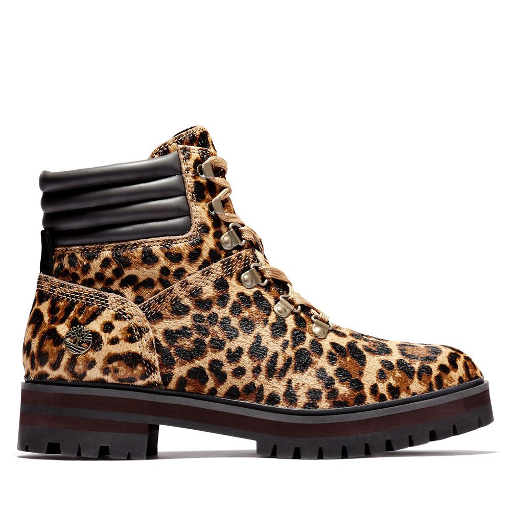 Botas Con Cordones Timberland Argentina Mujer - London Square - Marrones/Negras - VAZIUC-810